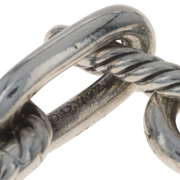 David Yurman 11mm Madison Chain Link Bracelet 7 3/4" Sterling 925 YellowGold 18k - Picture 6 of 8